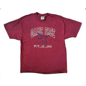Vintage 90’s Game Face Put It On T Shirt